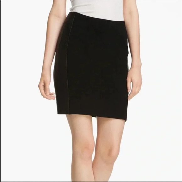 Rag & Bone Vanhi leather trim mini skirt - Picture 2 of 11
